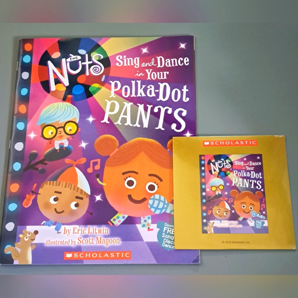 New The Nuts Sing and Dance in Your Polka-Dot Pants Book and CD set